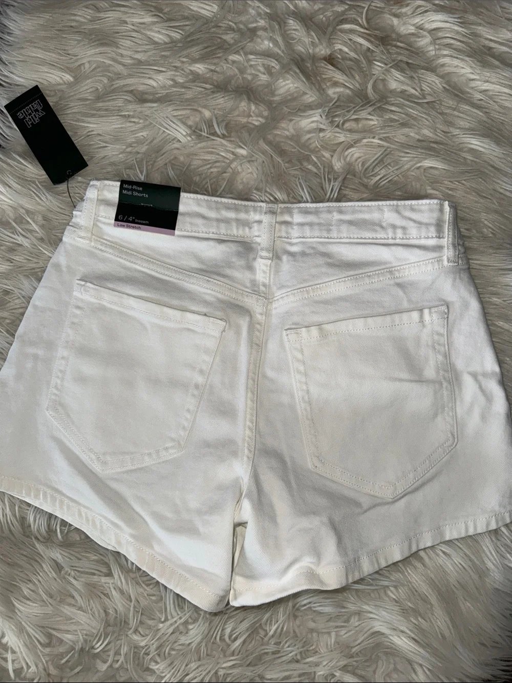 White Women's Denim Shorts